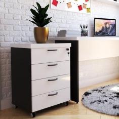 Gaveteiro Volante com 4 Gavetas Natus 40 - Bramov Móveis