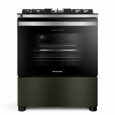 Fogão de Piso Brastemp de 05 Bocas Eclipse Collection Black Inox - BFS5LAP