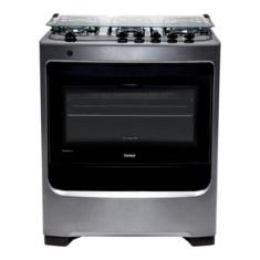 Fogão Consul 5 Bocas Cor Inox com Botões Removíveis - CFS5NAR Bivolt