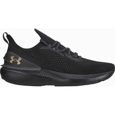 TENIS UNDER ARMOUR CHARGED QUICKER PRETO E DOURADO 43-Masculino