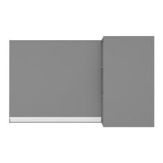 Armário de Cozinha Aéreo de Canto Veneza Multimóveis MP3742.898 Preto/Branco