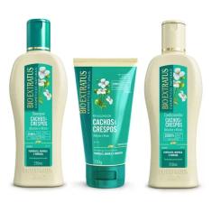 Shampoo E Condic + Finalizador Cachos E Crespos Bio Extratus