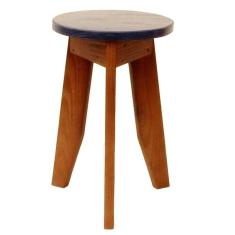 Banqueta Colorida Suze Azul Del Rey