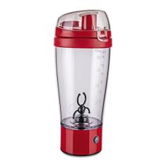 Euro Home MIX6552-VM - Mixer Shake à Pilha com Copo, Vermelho