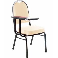 Cadeira Universitária Para Auditório Linha Hotel Bege