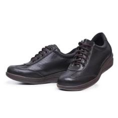 Tênis Feminino Ortopédico Conforto Com Cadarço Pizaflex-Feminino