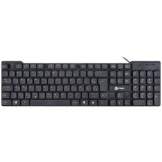Teclado Usb Dynamic Chocolate Abnt2 Cabo 1.8m Preto - Vinik