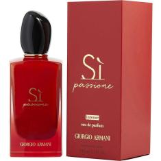 Perfume Feminino Armani Si Passione Intense Giorgio Armani Eau De Parfum 100 Ml