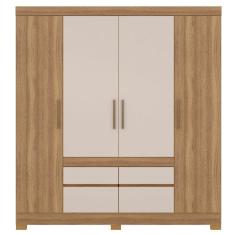 Guarda Roupa Demobile Bilbao 4 Portas 4 Gavetas 79CB