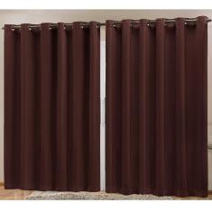 Cortina Blackout Em Tecido Prime 3,00 M X 2,70 M - Tabaco
