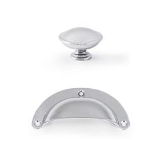 Puxador Redondo Puxador Concha Puxadores Móveis Porta Gaveta 6 Un - Te