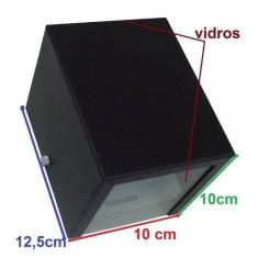 Arandela De Parede Muro 2 Fachos 103 Preto Texturizado