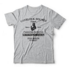 Camiseta Studio Geek Sherlock Holmes Masculino-Masculino