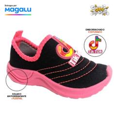 Tênis Infantil Personagens Calce Fácil sem cadarço emborrachado solado