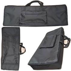 Capa Bag Master Luxo Para Teclado Roland Gw8 Nylon (Preto)