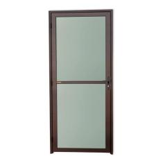 Porta Vidrão Super 25 Vidro Boreal 210cm X 80cm Brimak Abertura Direit