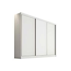 Guarda Roupa 3 Portas e 4 Gavetas Sollo/Logan Branco - Novo Horizonte
