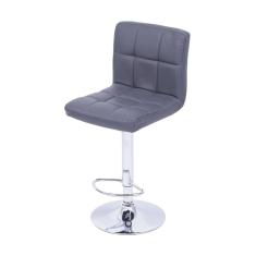 Banqueta Giratória Confort- Cinza | Cromada