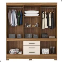 Roupeiro Casal 10 Portas com Espelho Berlim Amendola Off-White - Mais 