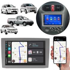 Kit Multimídia Mp5 Corsa Montana 2002 A 2012 7 Pol Carplay Android-Aut