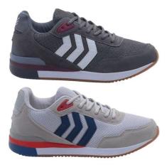 Kit 2 Pares De Tenis Masculino Casual Lançamento Caminhada - Dix, 38, 