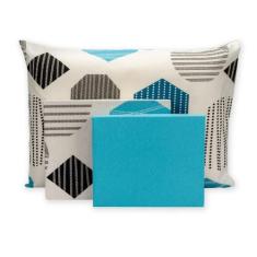 Jogo de Cama 180 Fios Acabamento em Bainha Lençol Solteirão c/ Elástic