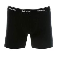 Cueca Boxer Longa  Algodão Mash 070.40, Preto, G
