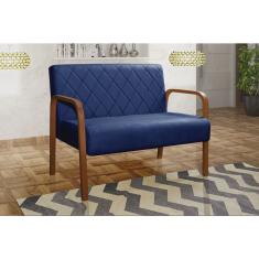 Sofá 2 Lugares Namoradeira Lara Decoração Sala Quarto Recepção