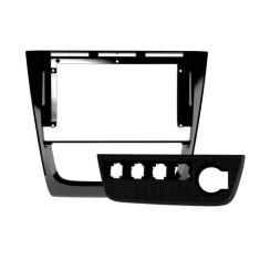 Moldura Padrão 9" Volks Gol, Voyage, Saveiro, G6 - Black Piano - Fiamo