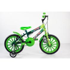 Bicicleta Infantil Masculina Aro 16 com acessórios - VTC BIKES