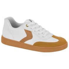Tênis Casual Feminino Branco Camel Beira Rio 4313.103-Feminino