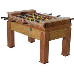 Mesa Pebolim Profissional Madeira Maciça Ficheiro Ficha