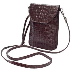 Bolsa Feminina Pequena Transversal em Couro