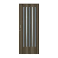 Porta Sanfonada PVC Plastporta 210x60cm Translucida BCF Wengue