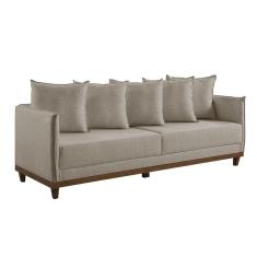 Sofá 4 Lugares Living Linho M-169 Martins Bege