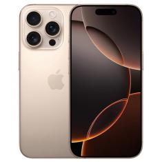 iPhone 16 Pro Apple (256GB) Titânio Deserto, Tela de 6,3&quot;, 5G e Câmera de 48MP