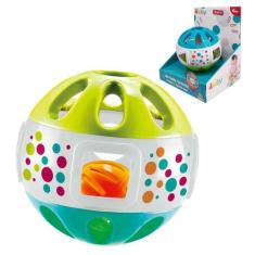 Bola Bolinha Chocalho Bebê Som e Sentidos Bang Toys Presente Crianças 