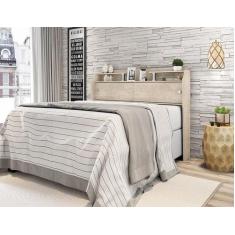 Cabeceira box Queen 1,58cm Elisa Amarula - Framar Móveis