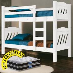 Beliche Reforçada até 120kg Vira Duas Camas com 2 Colchões Probel Guar