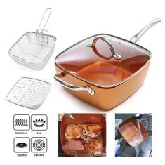 Panela Maxchef Caçarola Antiaderente - 24cm, Laranja - innovaree-comme