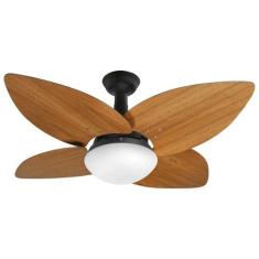 Ventilador de Teto Jet Aspen Venti-delta 4Pás Freijó, 220V, Preto