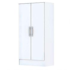 Armário Multiuso Henn 2 Portas 4 Prateleiras B14 Branco