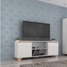 Rack para TV até 60 Polegadas 2 Portas 3 Prateleiras Benevello Quiditá