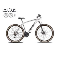 Bicicleta Aro 29 Ksw Xlt Alumínio 24v Freios a Disco hidráulicos(óleo) Suspensão Diant. Pneus Bege-Unissex