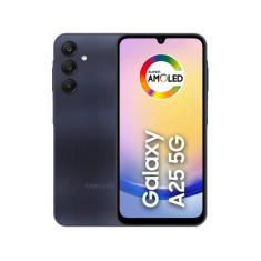 Smartphone Samsung Galaxy A25 6,5" 256GB Azul Escuro 5G 8GB RAM Câm Tr