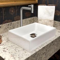 Kit Cuba Torino Sobrepor C/ Torneira e Valvula Click Inox