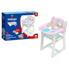 Brinquedo Para Boneca Em Madeira Cadeirinha De Papar - Little House Baby (Cadeirinha Doce Soninho)