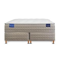 Cama box Baú Casal com Colchão Cashmere Pillow - 138x188