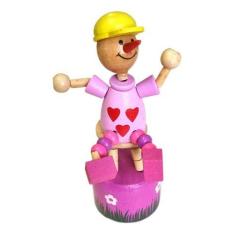 Brinquedo Pedagógico Educativo Em Madeira Fantoche Retrô - PERNAMOLE, 