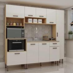 Cozinha Modulada Alta 4 Peças 100% Mdf - Genialflex